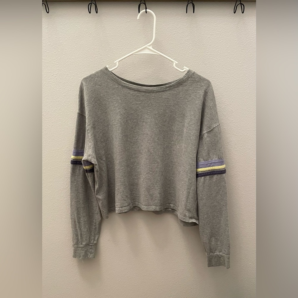 Long Sleeve Grey Stripe Shirt